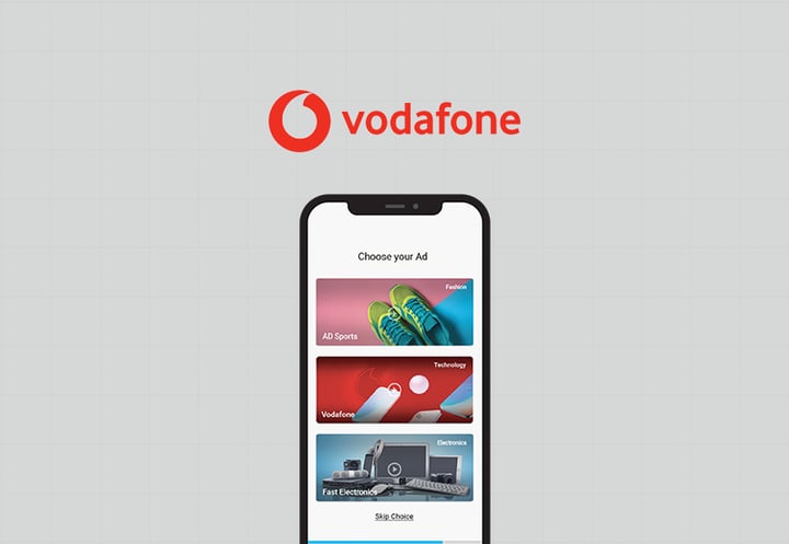 Vodafone creates memorable experience with Ogury Ad Chooser